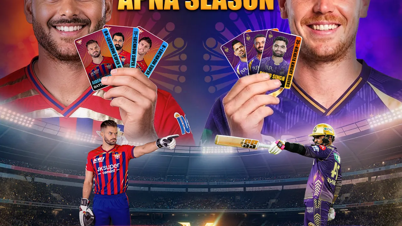 Matchday build screen with lineup slots and captain pick